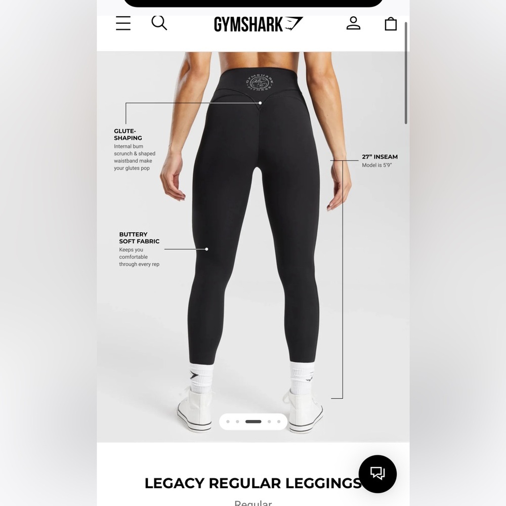 Gymshark Purple Fitness Leggings